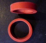 Caoutchouc Flip rouge dia int 3,5 cm