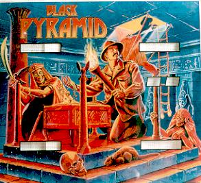 Flippers vitre Black Pyramid