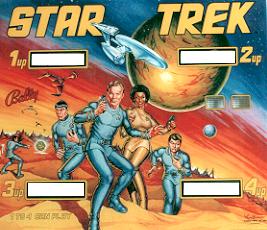 Flippers vitre Star Trek 